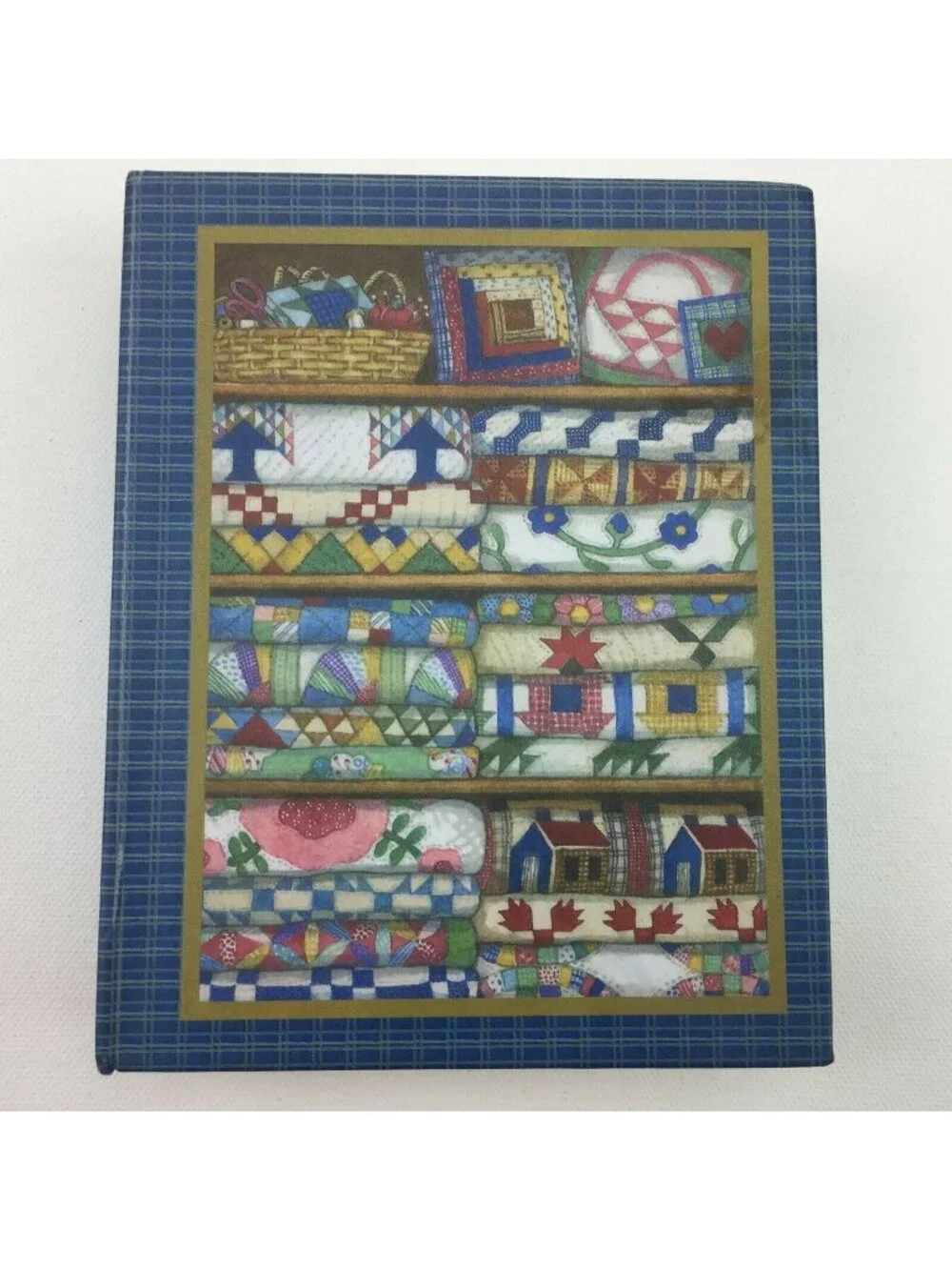 Vintage Current Quilt Box Greeting Card Lot  Assorted Designs Thank You Blank Ca